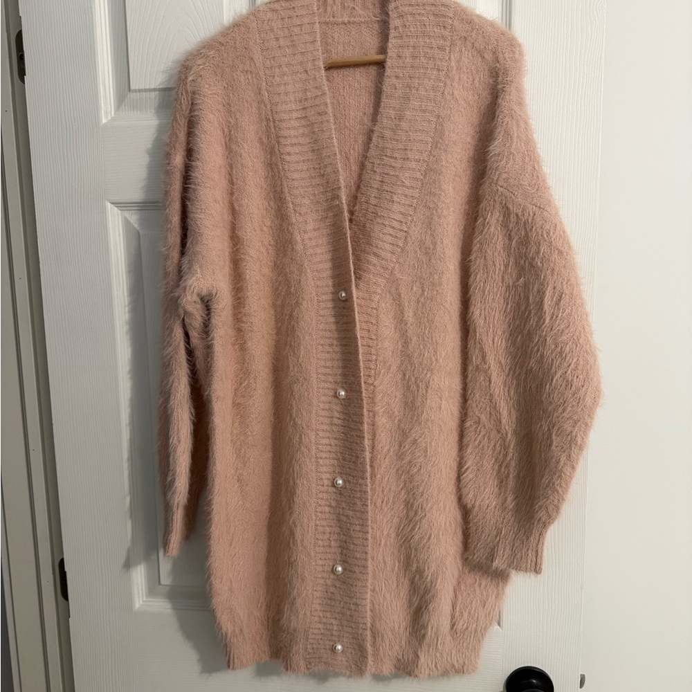 SHEIN Soft Blush Cardigan